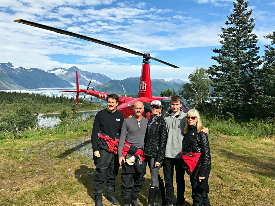 Alaska-summer-trip-helicopter-group