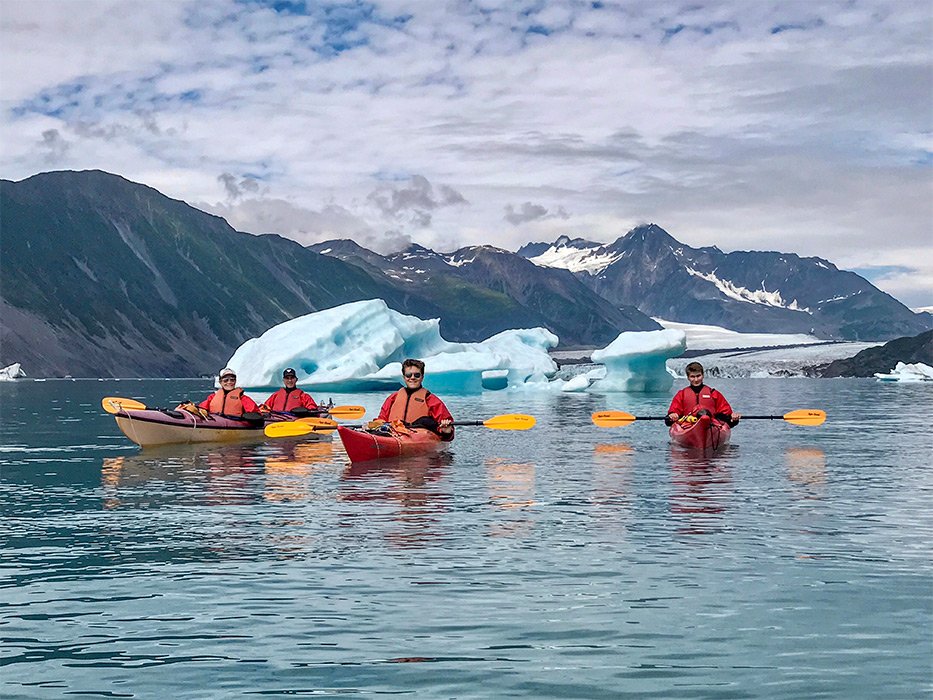 Bear Glacier Kayak Family
