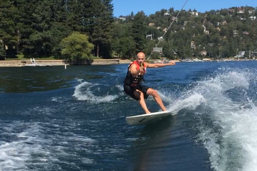 Scurfing in Lake Arrowhead