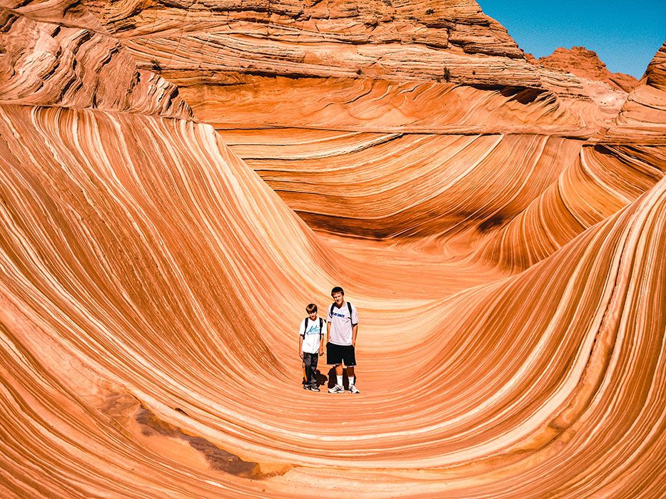 Hiking The Wave Arizona Best places to visit in April in the USA