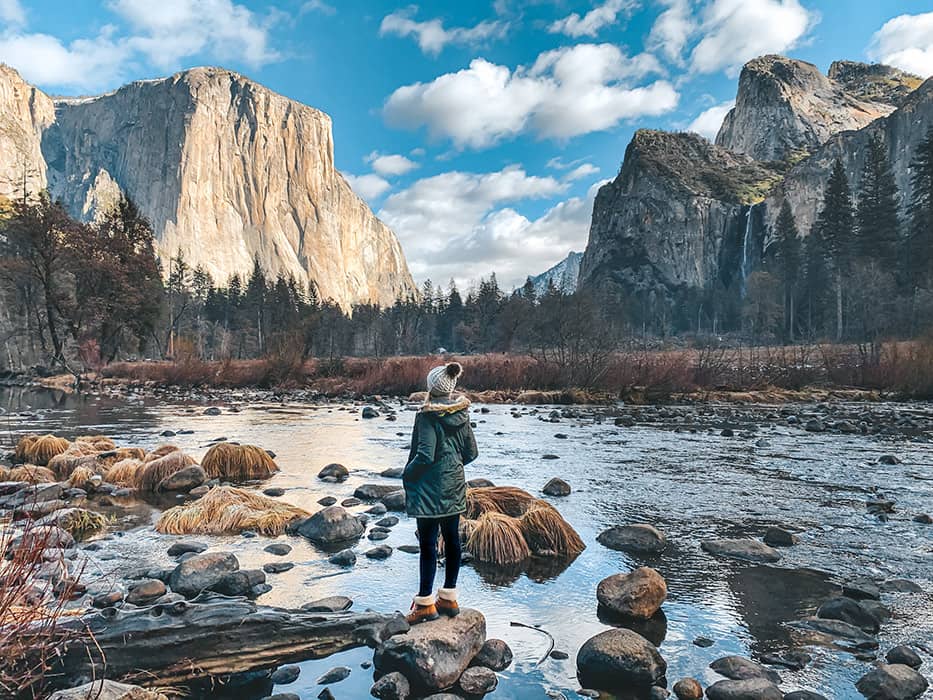 Yosemite in Winter Valley Floor