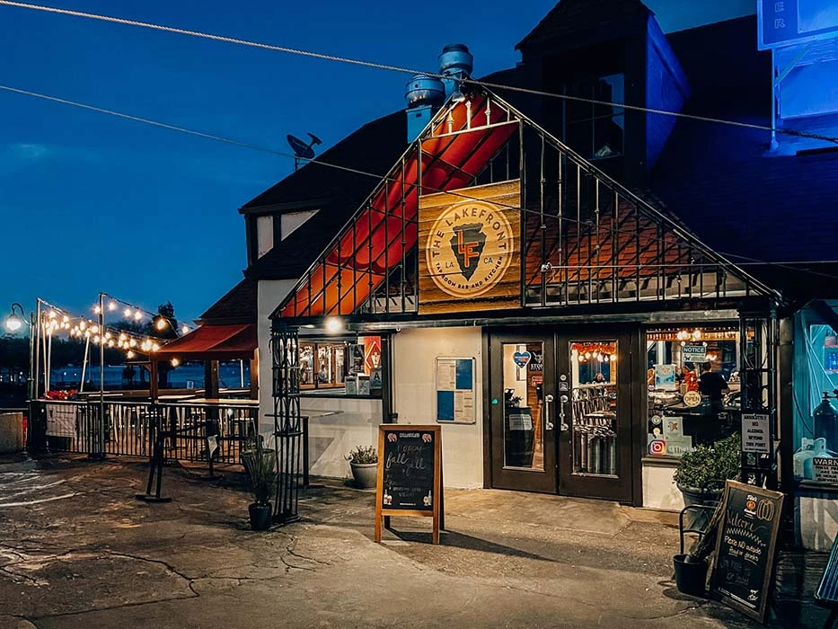 Best Restaurants in Lake Arrowhead Lakefront Tap Room