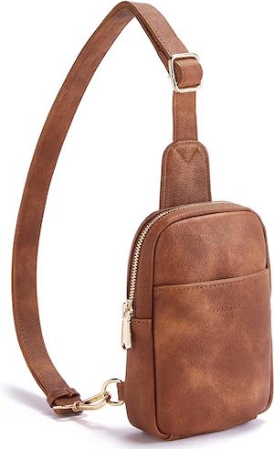 Crossbody sling bag for travel