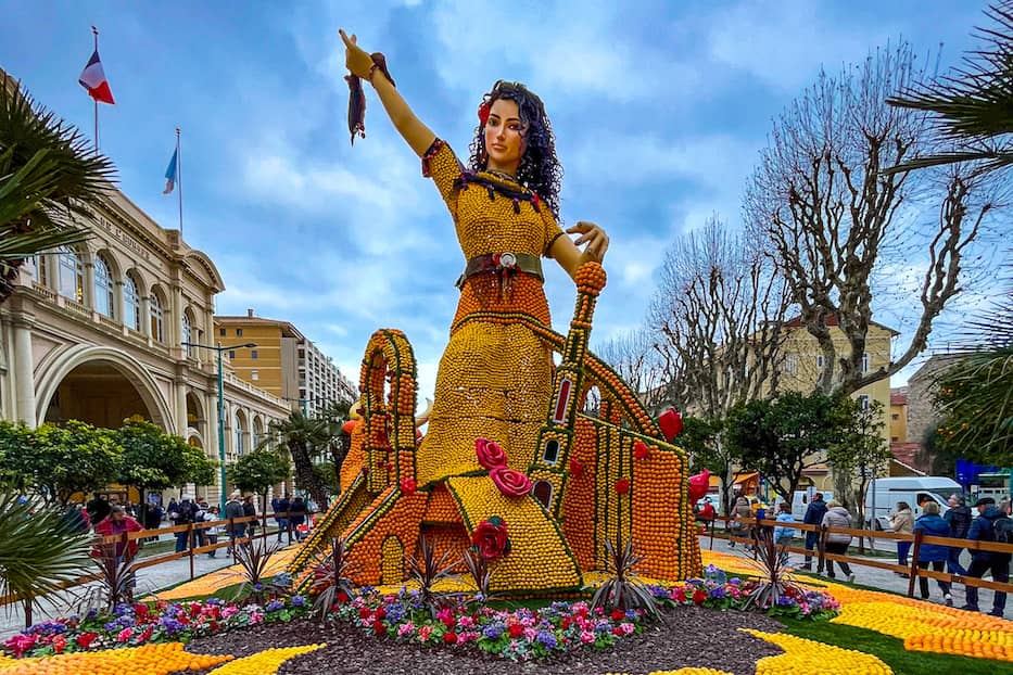 Where to go in March Menton France