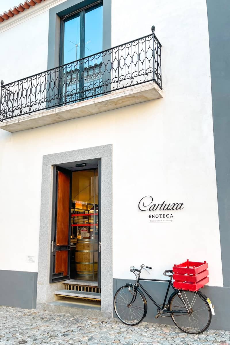 Cartuxa Enoteca Restaurant in Evora Portugal