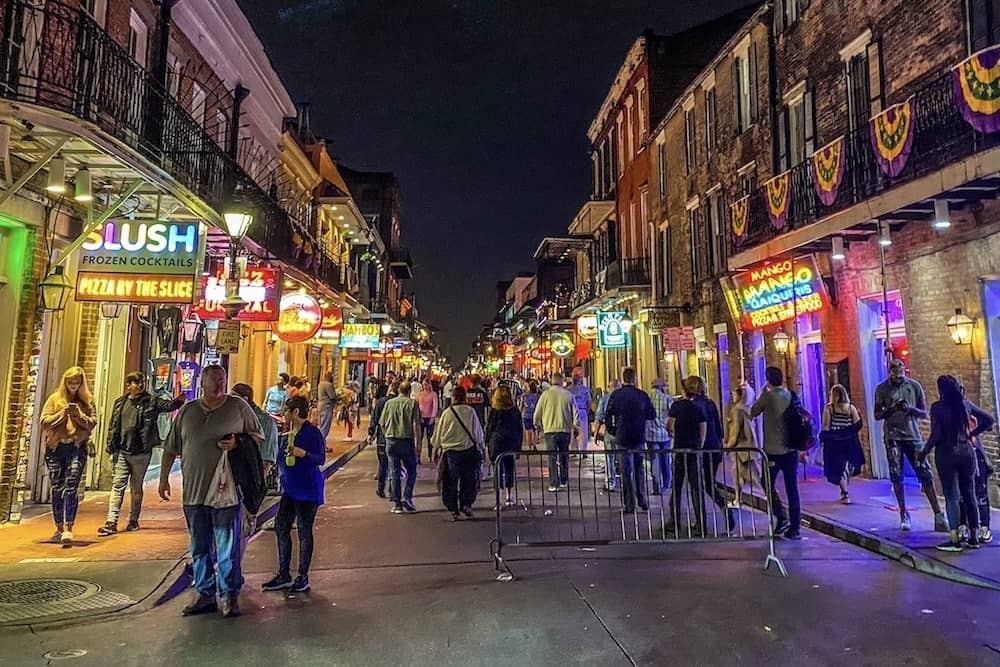 Bourbon Street at Night